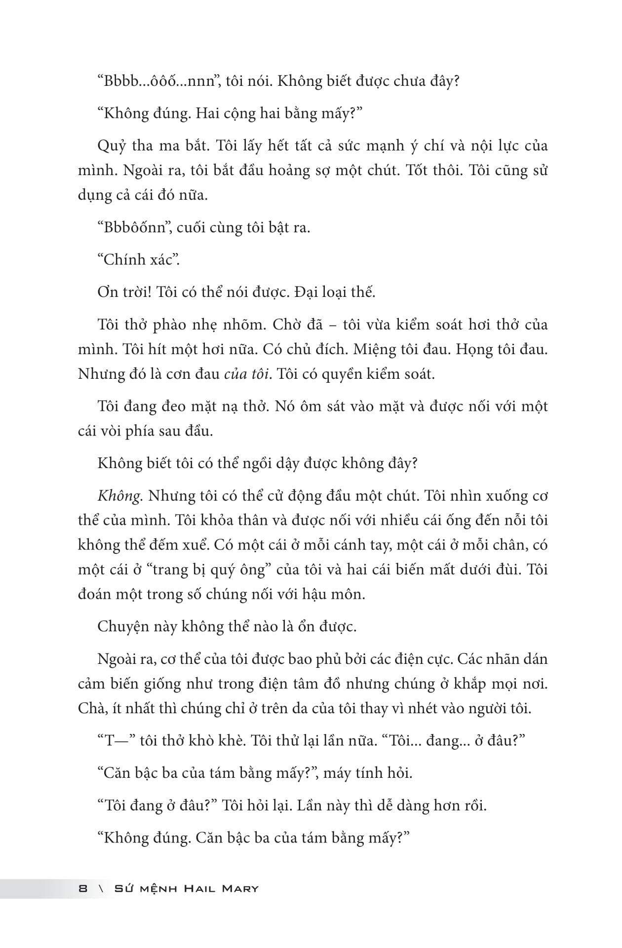 Sách - Sứ Mệnh Hail Mary - Project Hail Mary