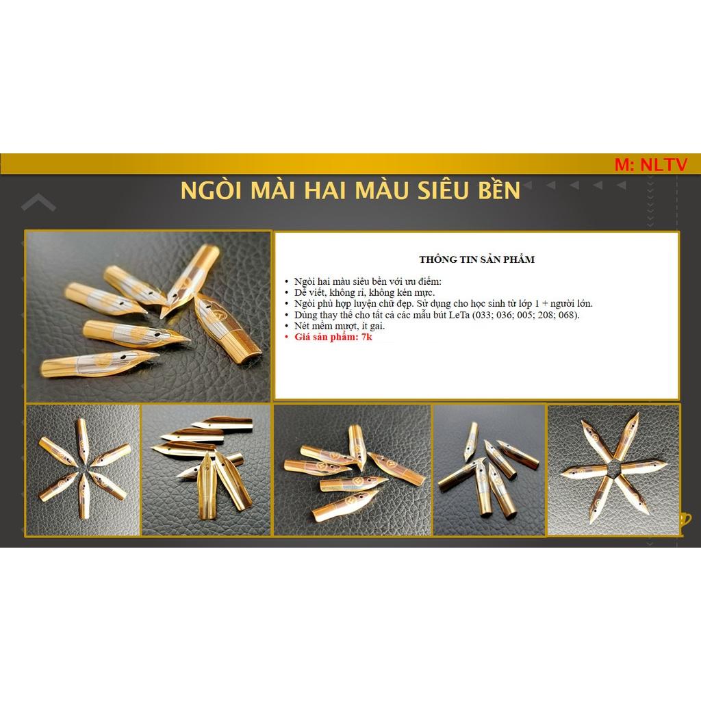 Ngòi hoa vàng thay cho bút SH023, 027, Leta 005,033,68,208...