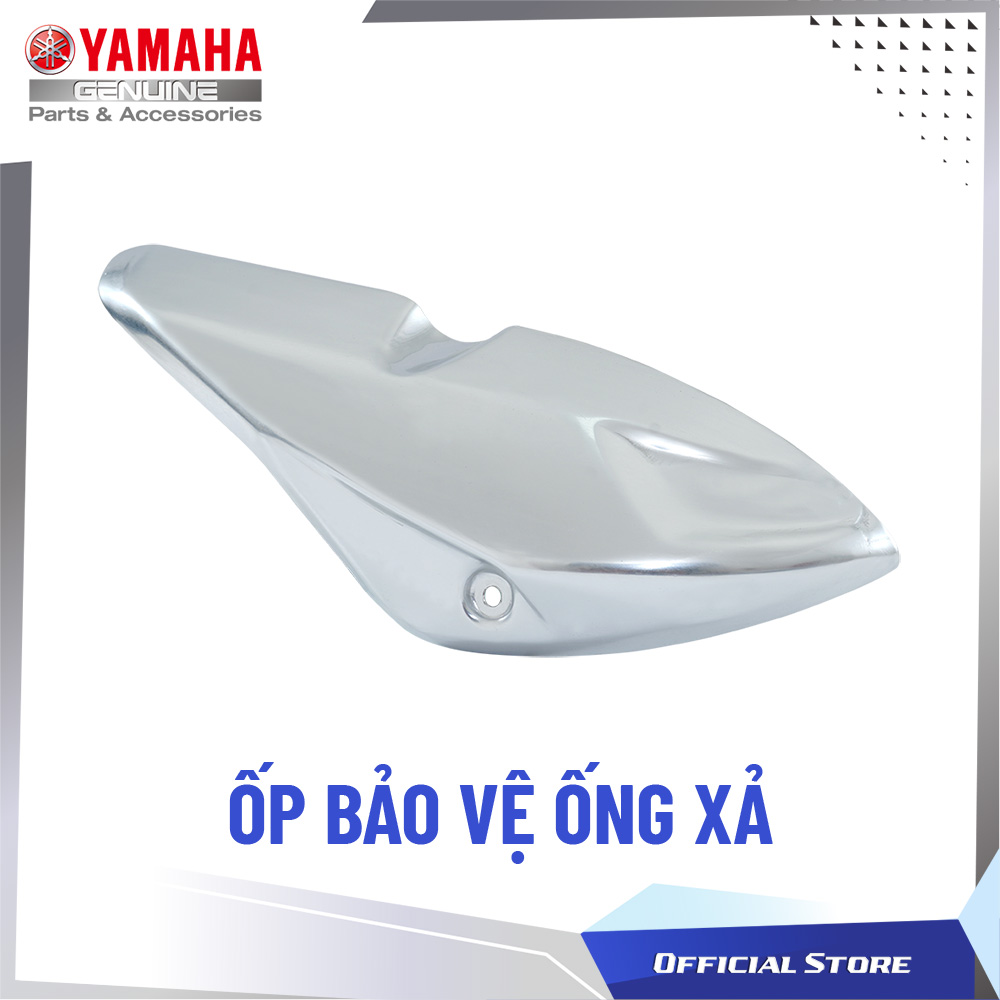 ỐP BẢO VỆ ỐNG XẢ MÀU BẠC NVX 155