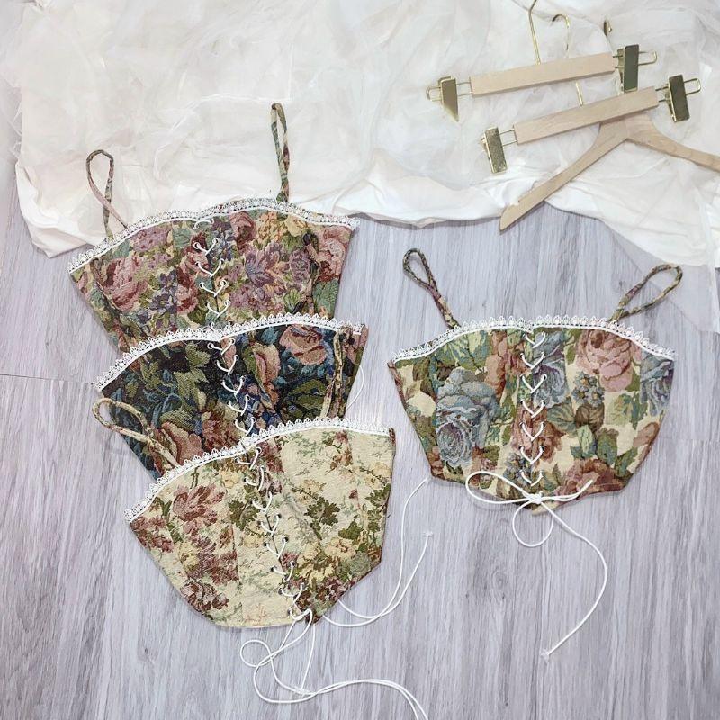 Áo dây thổ cẩm đan dây