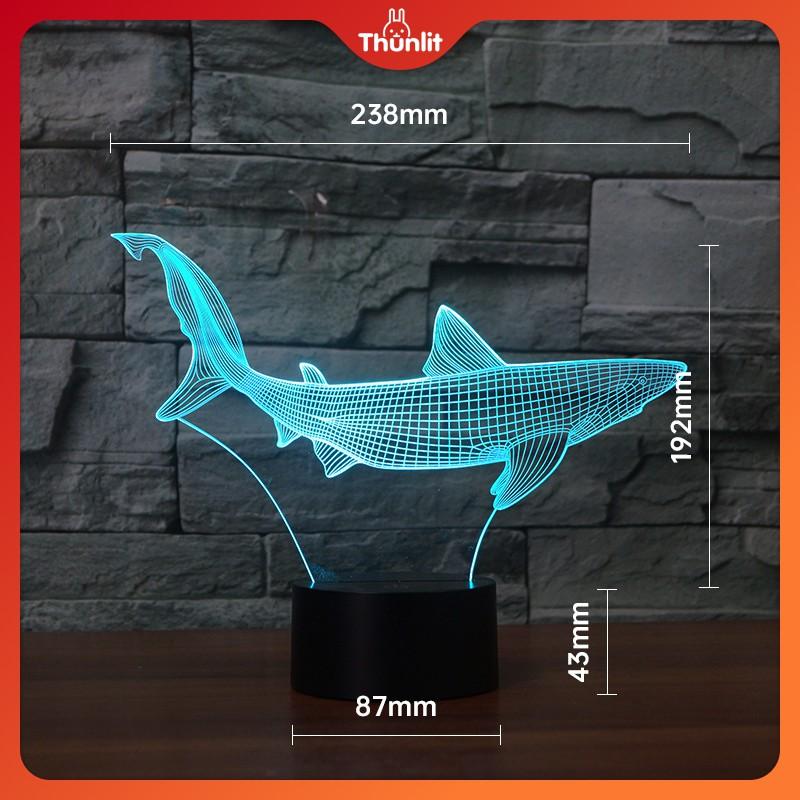 Thunlit Fish Night Light USB Plug-in Colorful Lights
