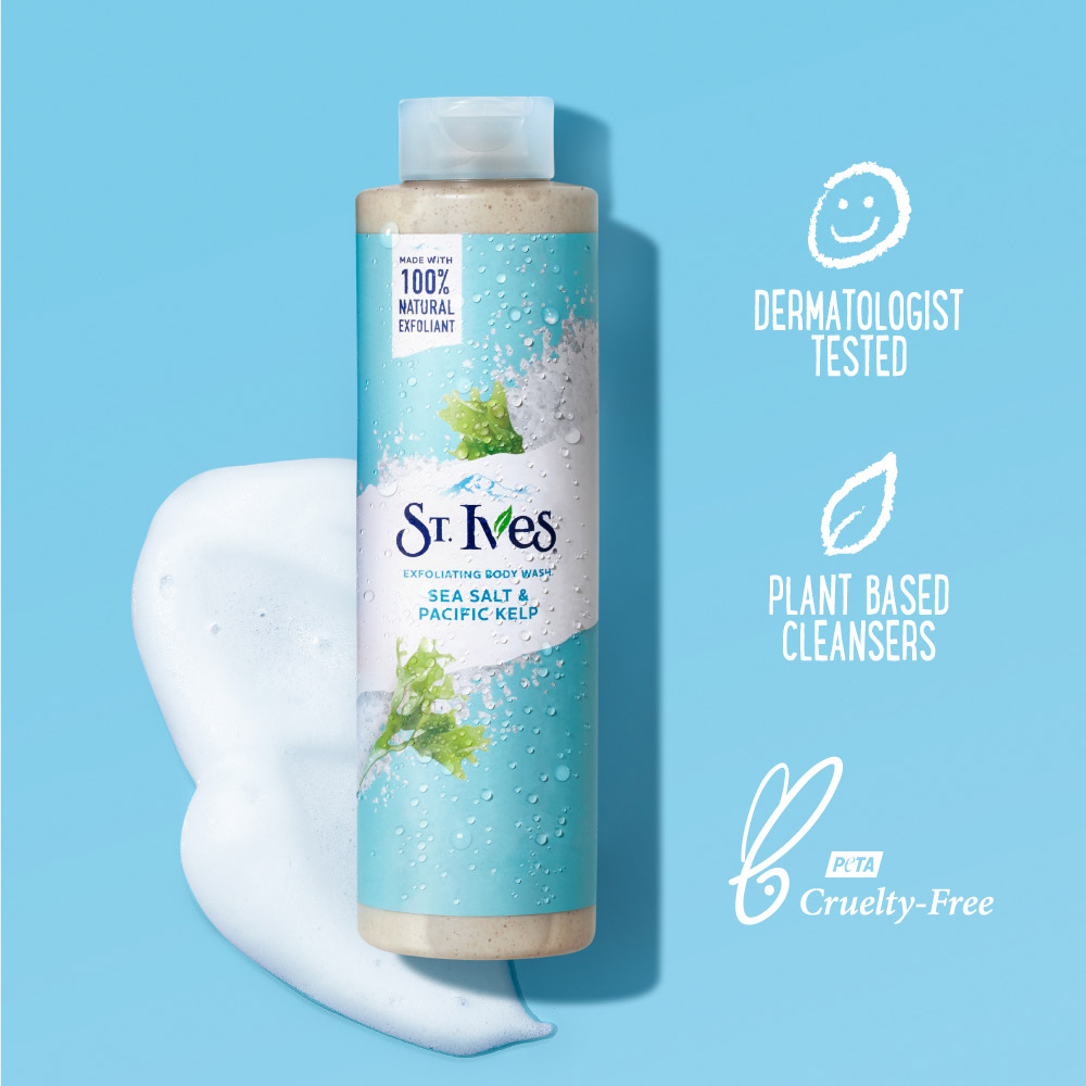 Sữa tắm dưỡng da St.Ives Yến Mạch và Bơ/ Muối Biển/ Cam Chanh 650ml