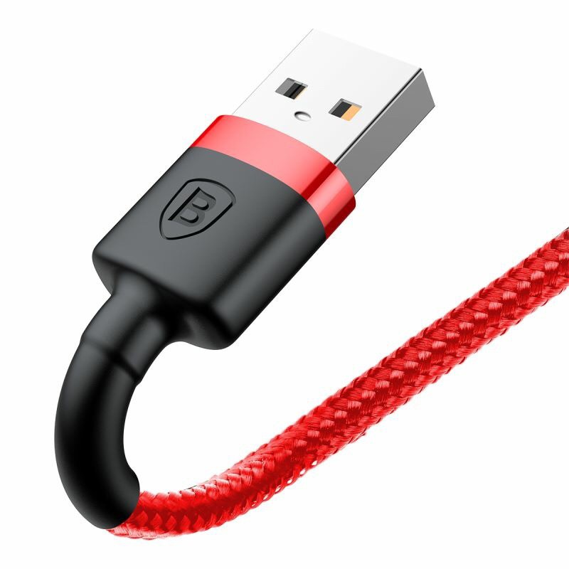 Cáp sạc nhanh Baseus 3A Cafule USB to Type-C dây TPE cao cấp truyền data cực nhanh dài 1M cho Android - Hàng chính hãng