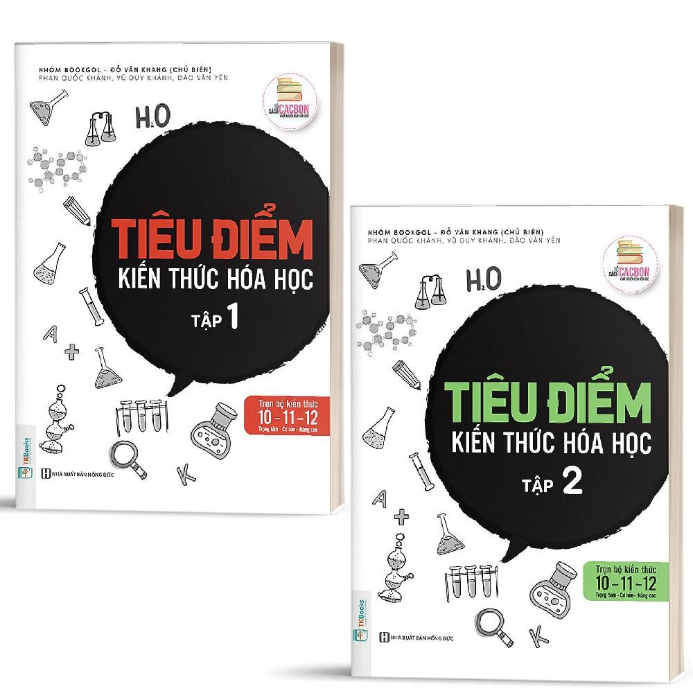 Sách - Combo Tiêu Điểm Kiến Thức Hóa Học (Tập 1 + Tập 2)