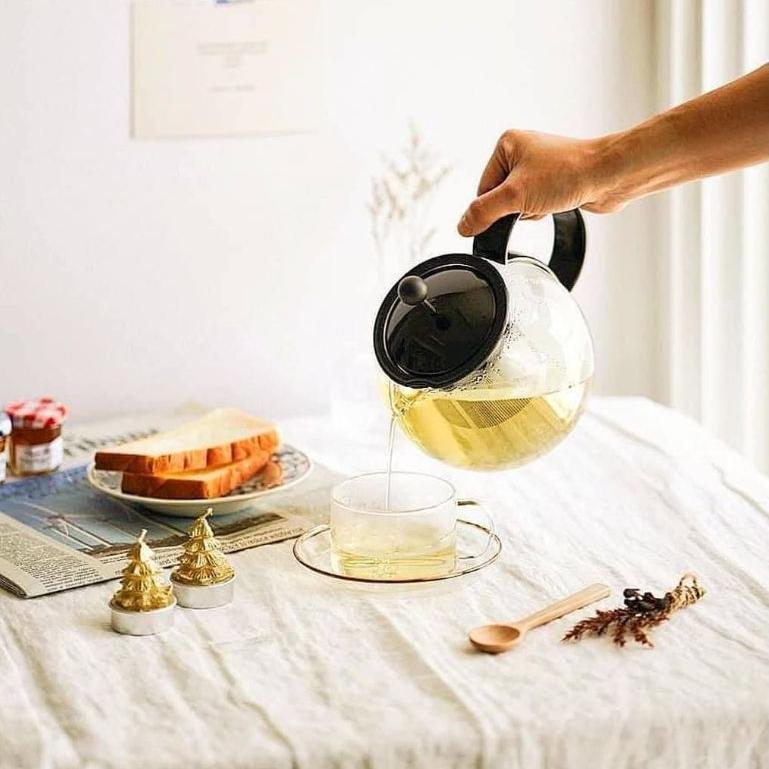 Bình pha trà kiểu Pháp Bodum Assam 1805-01, dung tích 1L, sản xuất Bồ Đào Nha | Hàng chính hãng