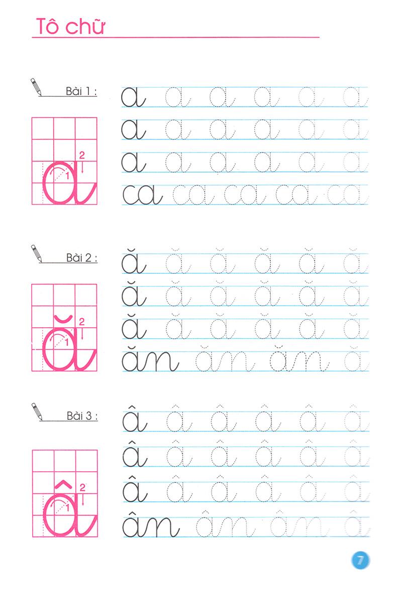 Tập Tô, Tập Ghép Vần - Tập 1