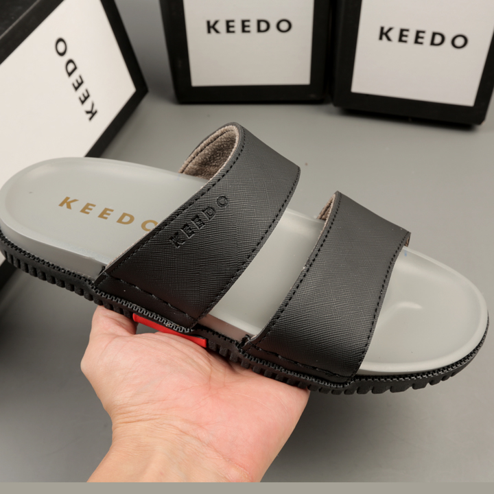 Dép Nam Hai Quai Cao Cấp KEEDO KD7726 Full Box