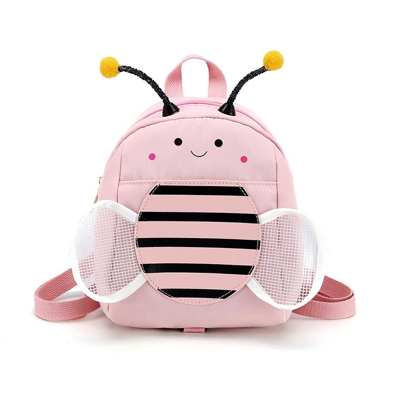 Dễ thương Ong Bé Dây An Toàn Toàn Ba Lô Cho Bé Chống Mất Túi Bé Thoải Mái Schoolbag Trẻ Em Cổ Tay Liên Kết Quần Áo Mochilas