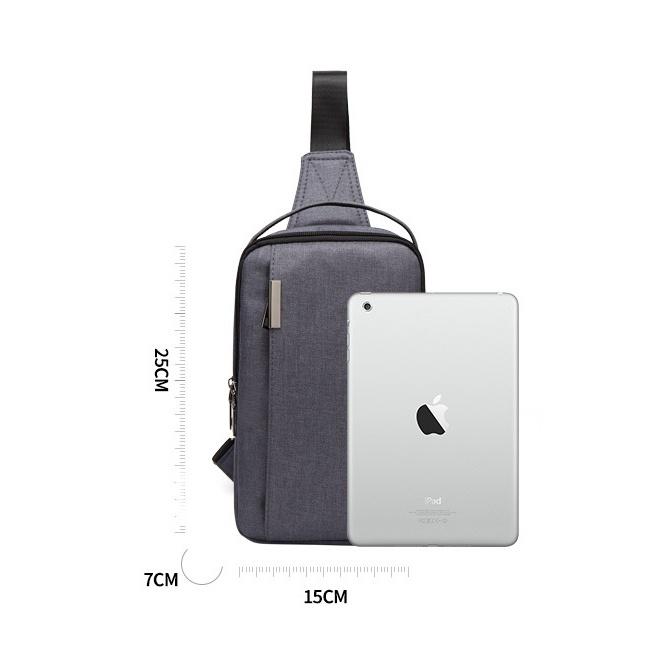 Túi đeo chéo nam, túi đeo chéo thể thao phong cách thời trang - phù hợp đi du lịch, đi chơi