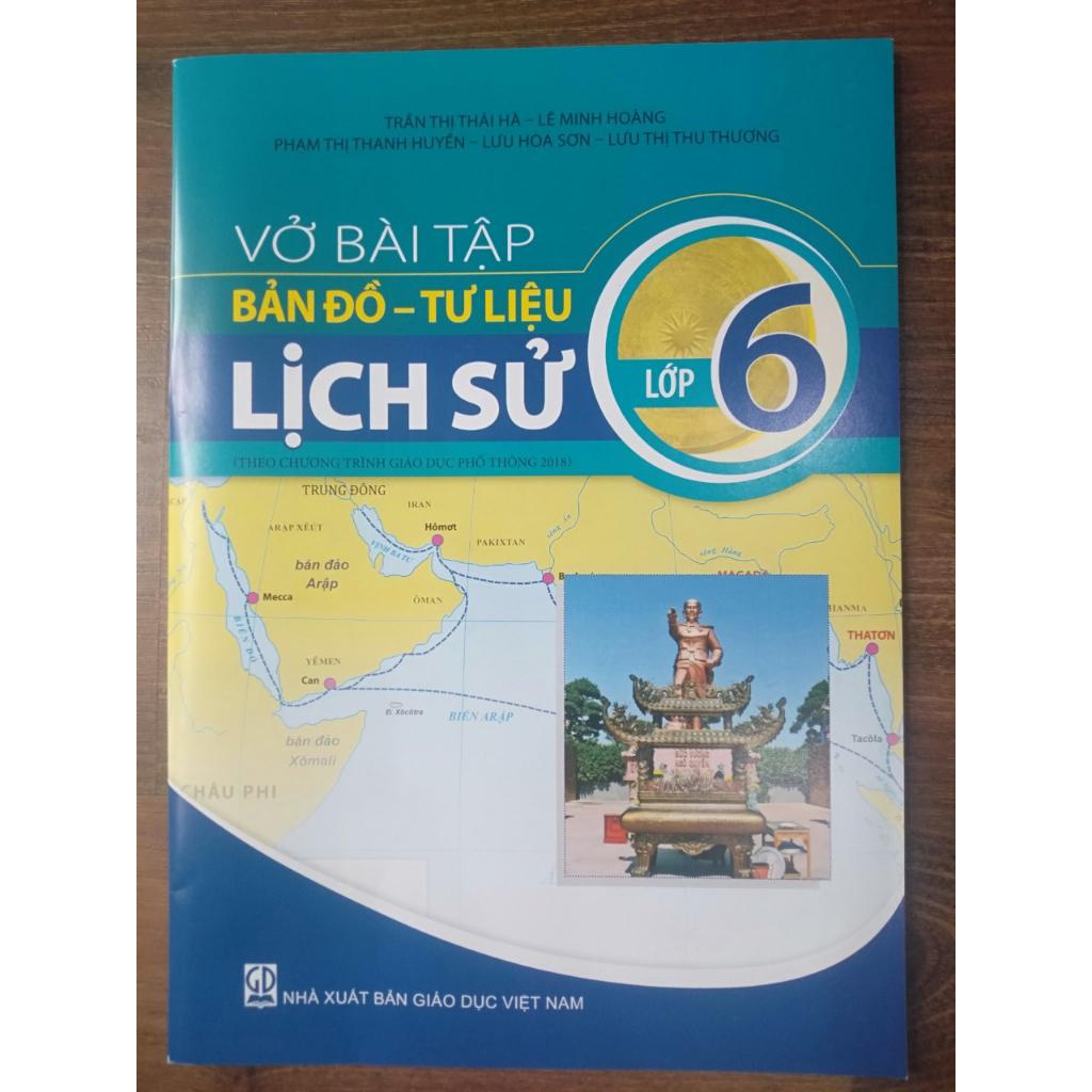 Sách - Vở bài tập bản đồ - tư liệu lịch sử lớp 6
