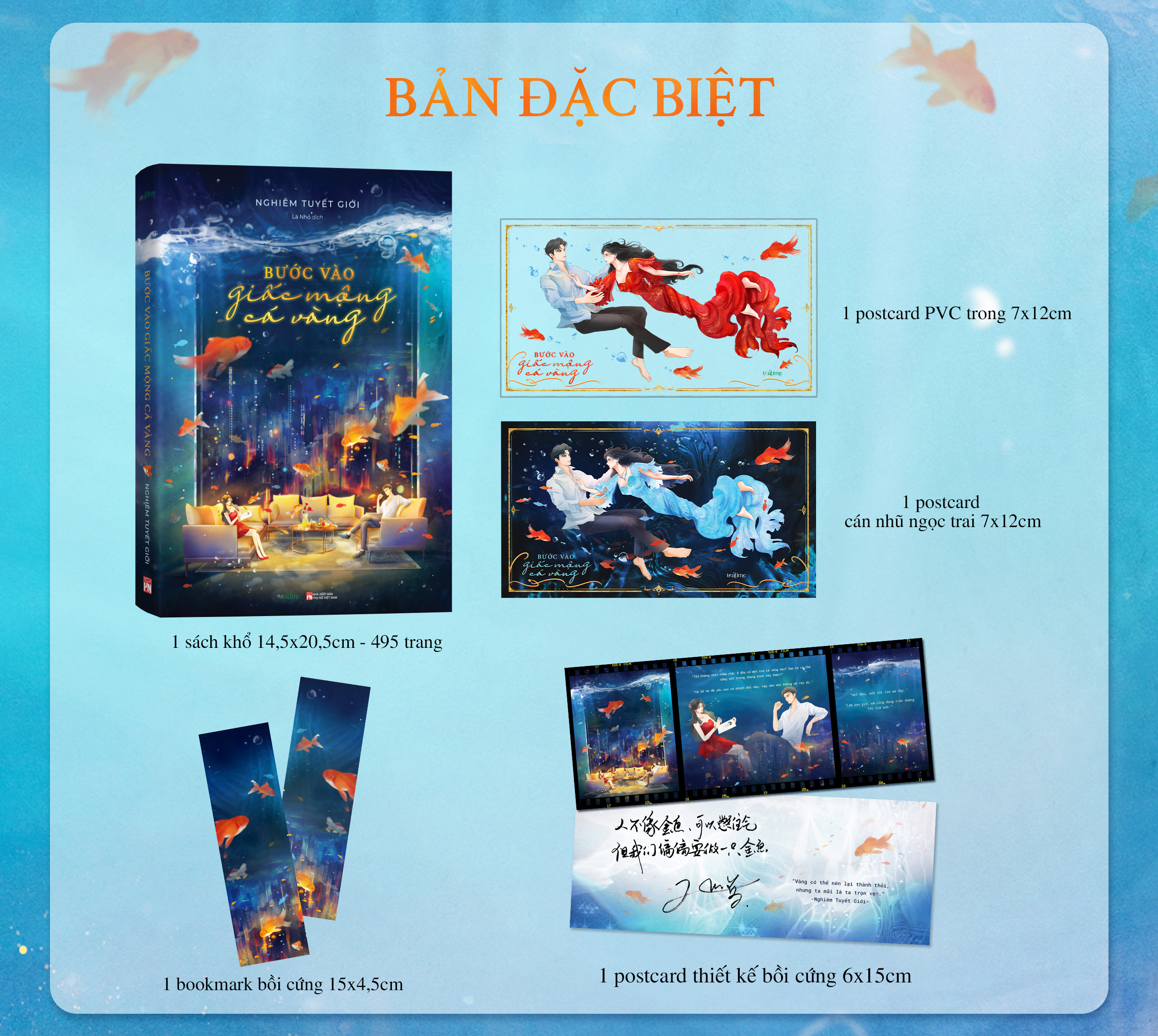 Sách - Bước Vào Giấc Mộng Cá Vàng - Truyện Ngôn Tình - Nghiêm Tuyết Giới