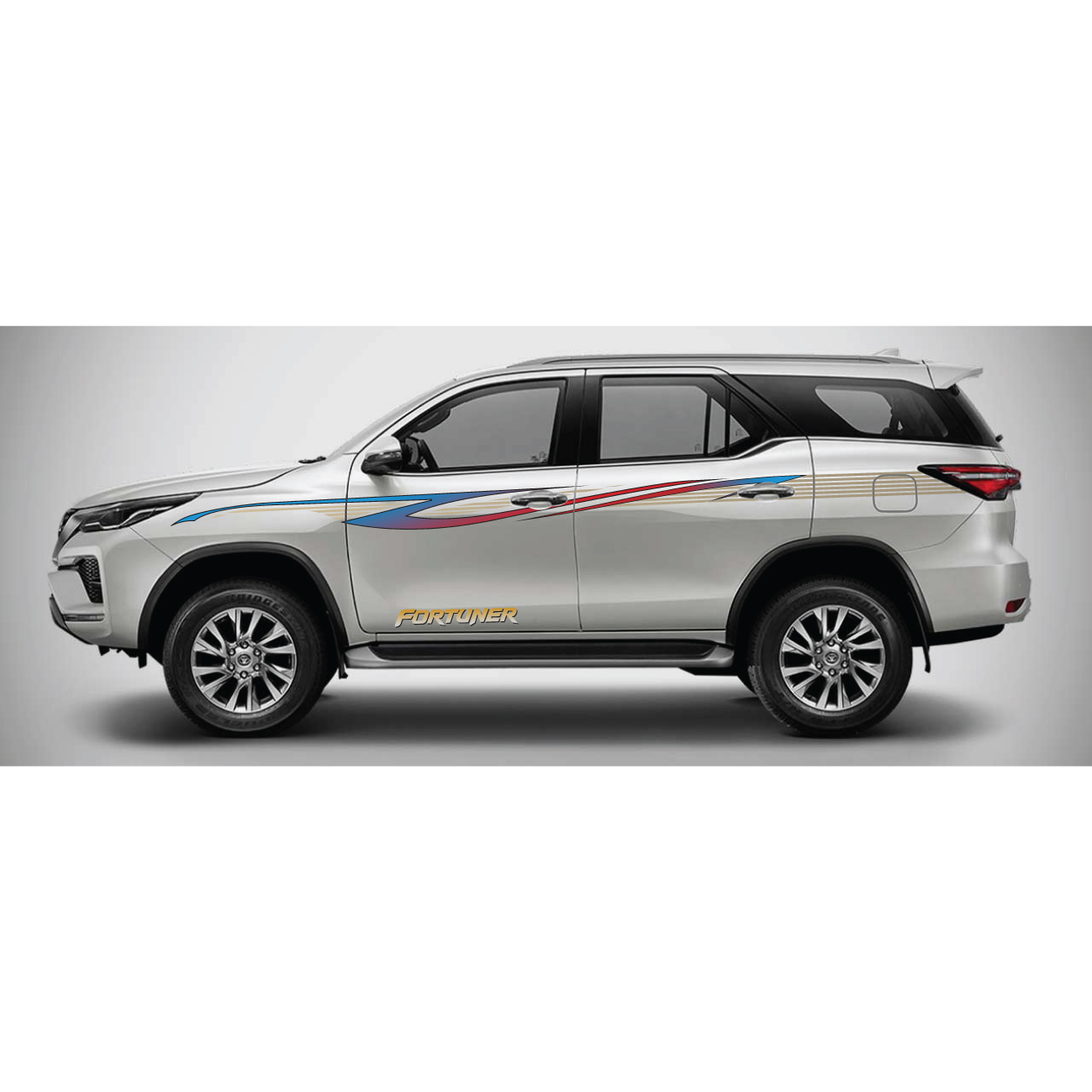Tem xe oto, decal dán cho xe Ford, xe Innova, xe thể thao phong cách WRAP 78, KT 378x21cm