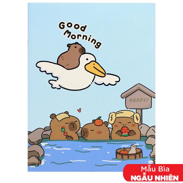Tập Học Sinh Capybara - 4 Ô Ly - 200 Trang 80gsm - The Sun (Mẫu Bìa Giao Ngẫu Nhiên)