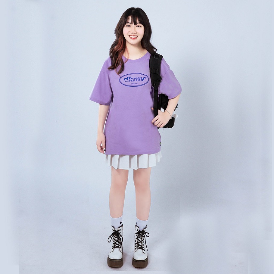 Áo phông nữ cute màu tím | DKMV Tee Original-Violet