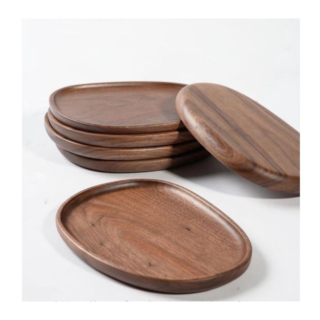 Đĩa gỗ đựng thức ăn nhiều kiểu dáng, khay gỗ decor, trang trí chụp ảnh - chất liệu gỗ cao cấp, hàng VNXK