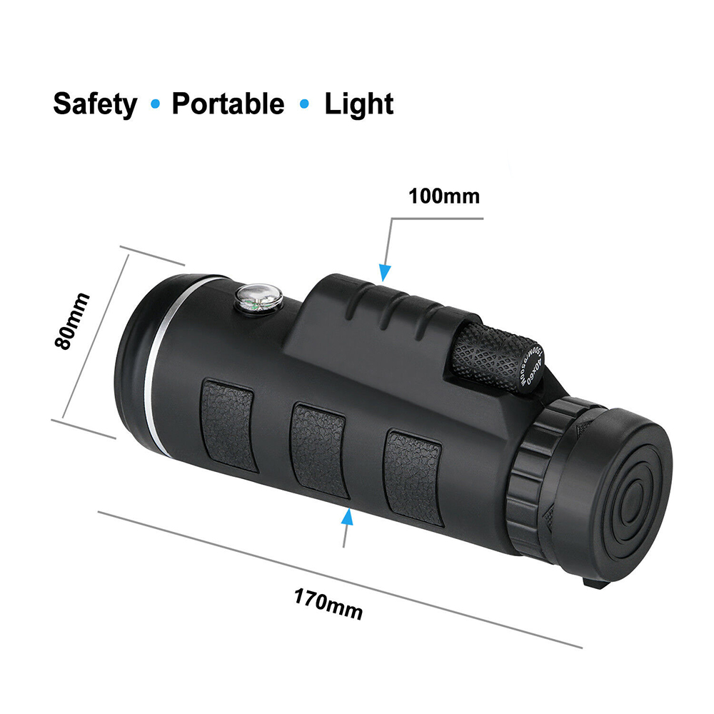 XỐng kính quang học Zoom 40X60, ống nhòm kèm giá đỡ máy
