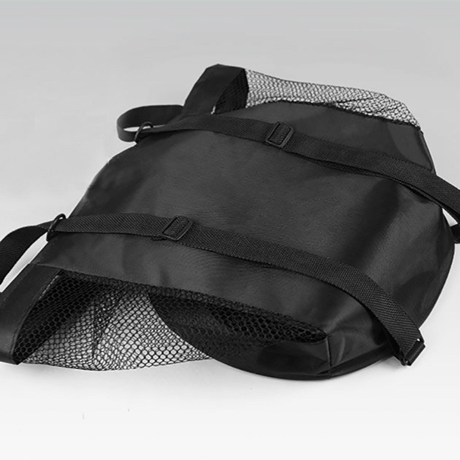 Basketball Carrying Backpack Soccer Oxford Cloth Black Sack Pack Tennis Bag