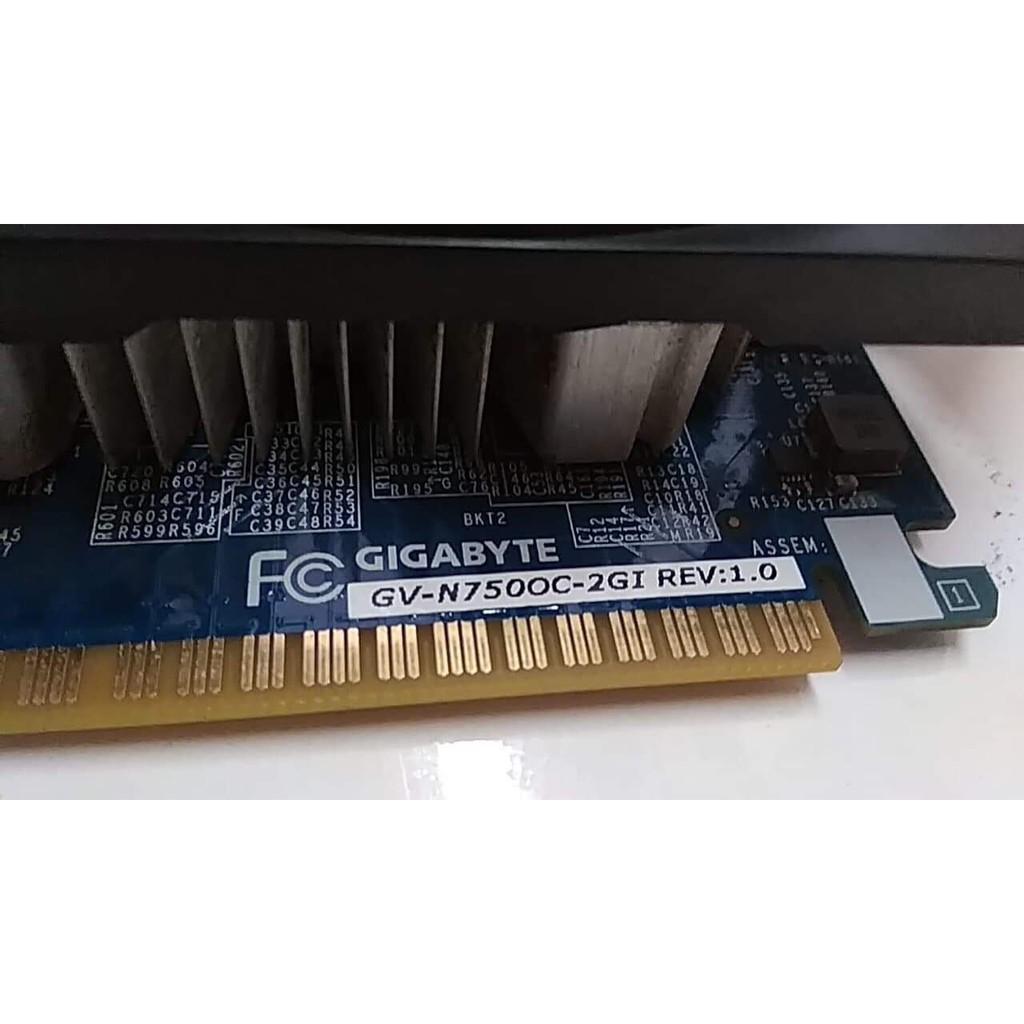 Card đồ họa Gigabyte GTX 750 2gb DDR5 128bit - chơi tốt PUBG - Card đồ họa Giga GTX 750 2gb