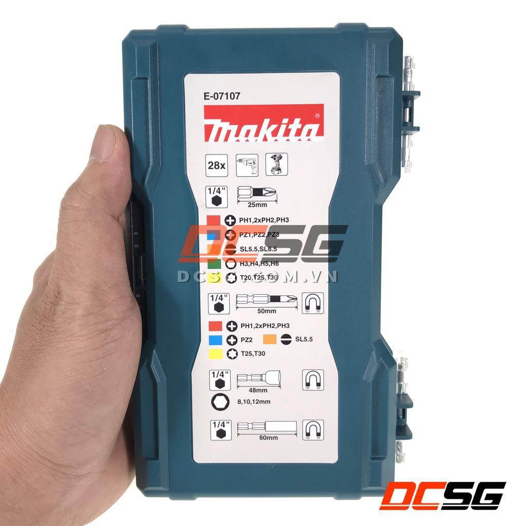 Bộ mũi vặn vít chân lục giác 28 chi tiết Makita E-07107 | DCSG