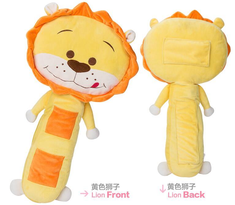 Hoạt Hình Mèo Hồng Dây Đai Có Bông PP An Toàn Dây Đai Vai Cho Trẻ Xe Gối Khỉ Dây bao Da