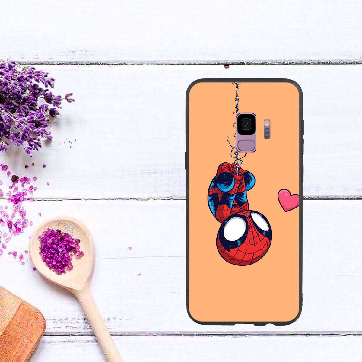 Ốp Lưng Viền TPU cho điện thoại Samsung Galaxy S9 - Spiderman 02