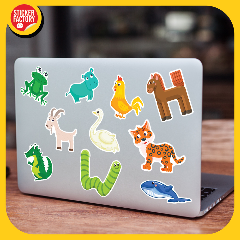 Animals muôn thú - Set 100 sticker decal hình dán dễ thương - STICKER FACTORY