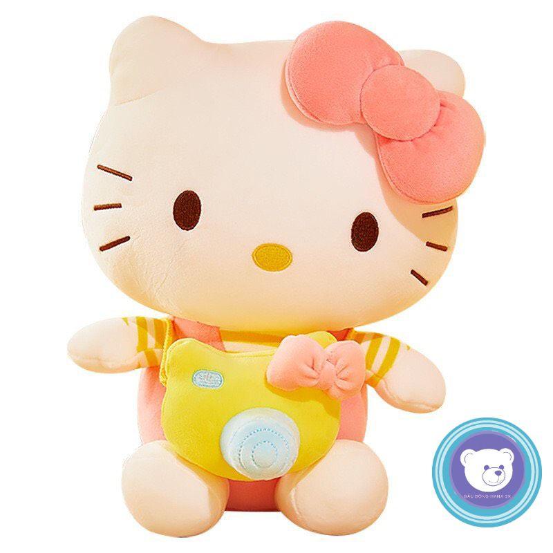 Gấu bông kitty đeo máy ảnh - Quà tặng cho bé - Gấu Bông Hana