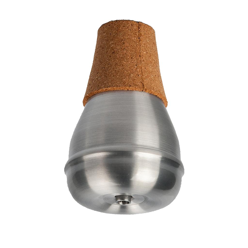 Silver Metal Trumpet Mute Silencer for Trumpeters Beginners Practice
