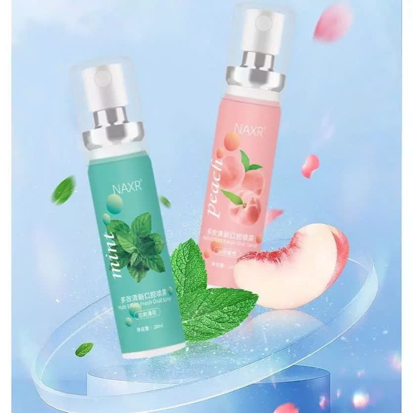 2 Lọ Xịt Thơm Miệng Thảo Dược – Chống Hôi Miệng, Diệt Khuẩn, Hương Thơm Lâu Cho Nam Nữ , vòi nước