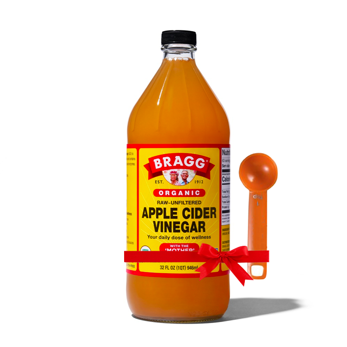 Mẫu Bao Bì Mới - Giấm Táo Hữu Cơ Bragg 946ml – Organic Apple Cider Vinegar - Tặng Kèm Thìa Đong Màu Ngẫu Nhiên Uncle Bill