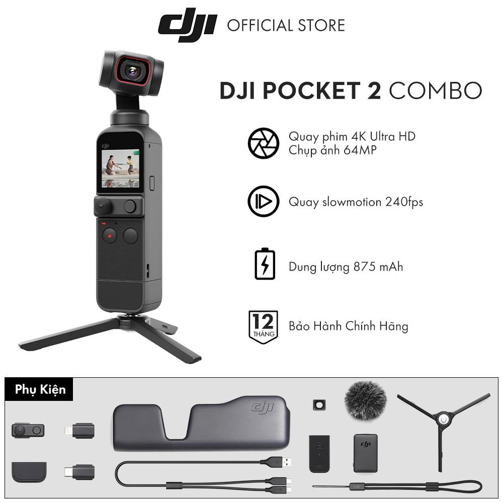 Máy quay phim DJI Osmo Pocket 2 Chống Rung 4K 60fps