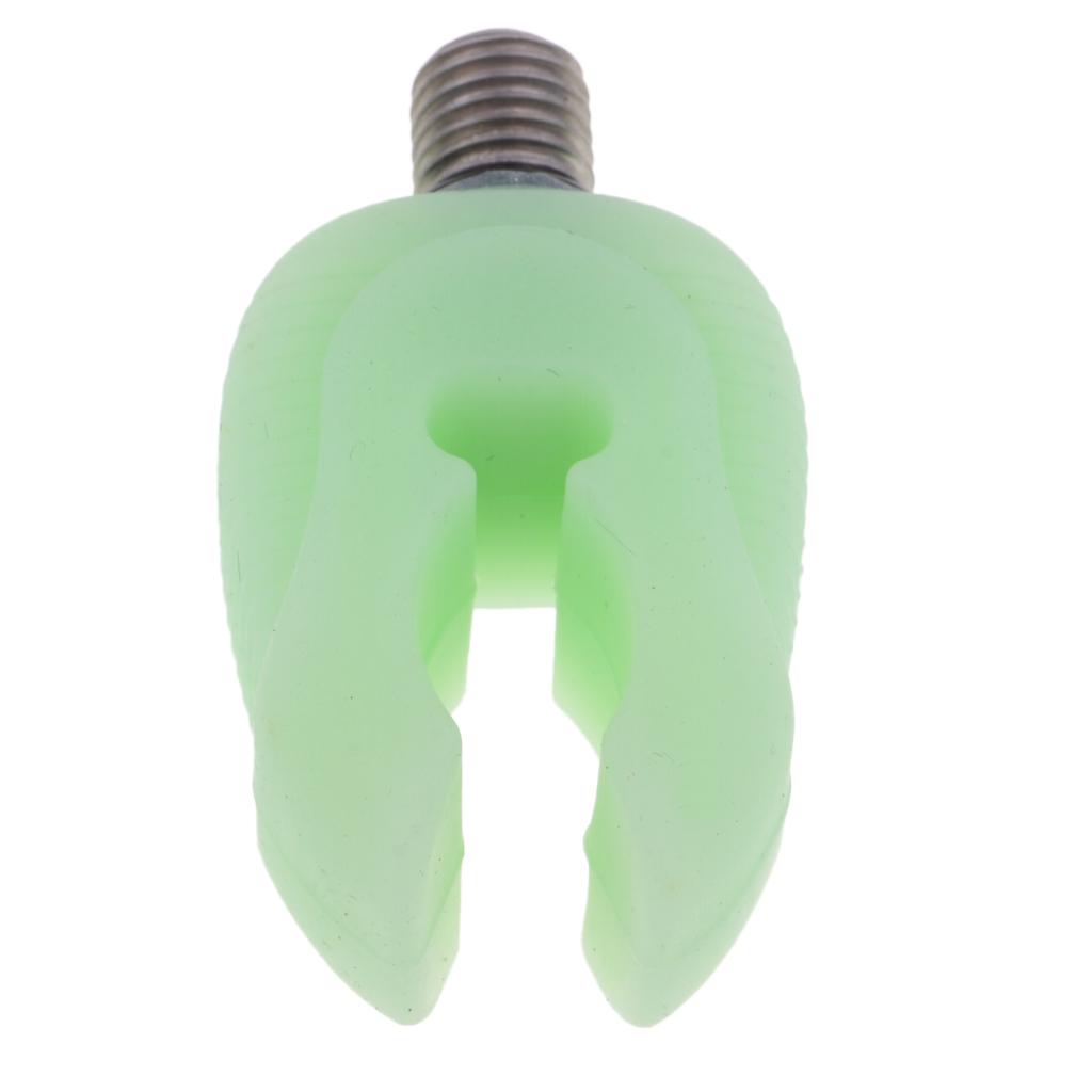 Deluxe Rod Rest Stand Holder Mount Butt Grips Luminous Fishing Rod Rest Head