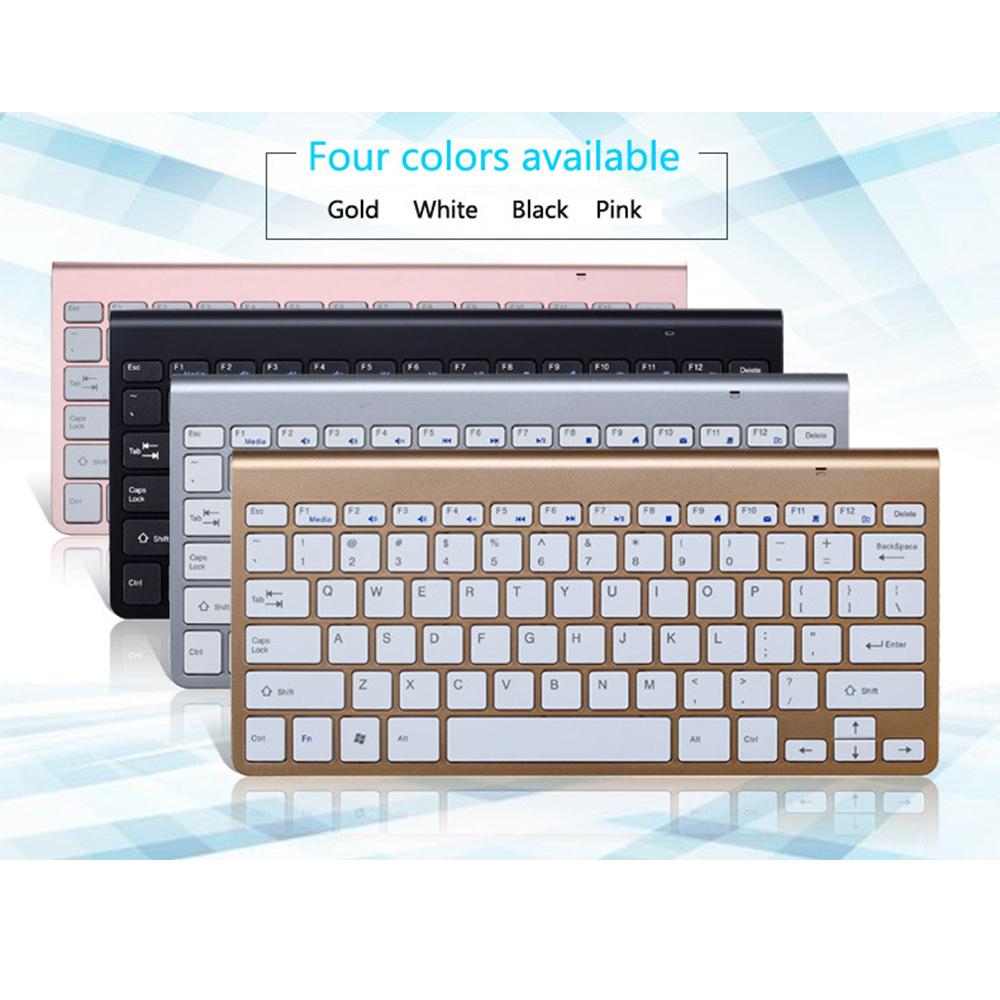 Mini Bàn Phím Đa Phương Tiện Và Chuột Cho Laptop Và Máy Tính Bảng Bàn Phím Không Dây 2.4G/Bluetooth-Tương Thích Bàn Phím