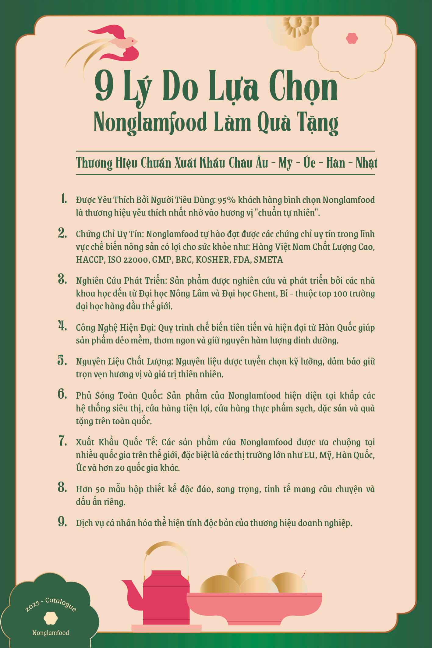 [BỘ QUÀ TẾT 2025] Set quà Tết Thịnh Vượng 3 Nonglamfood | Hạt mứt tết cao cấp, quà tặng cho người thân