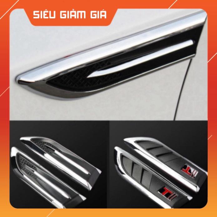 SIÊU GIẢM GIÁ Bộ ốp 2 Mang Cá Hợp Kim Không gỉ,Lắp Cho Các Dòng Xe ,Kia, Hyunhdai, Toyota, Mazda, Ford, Honda HÀNG CAO