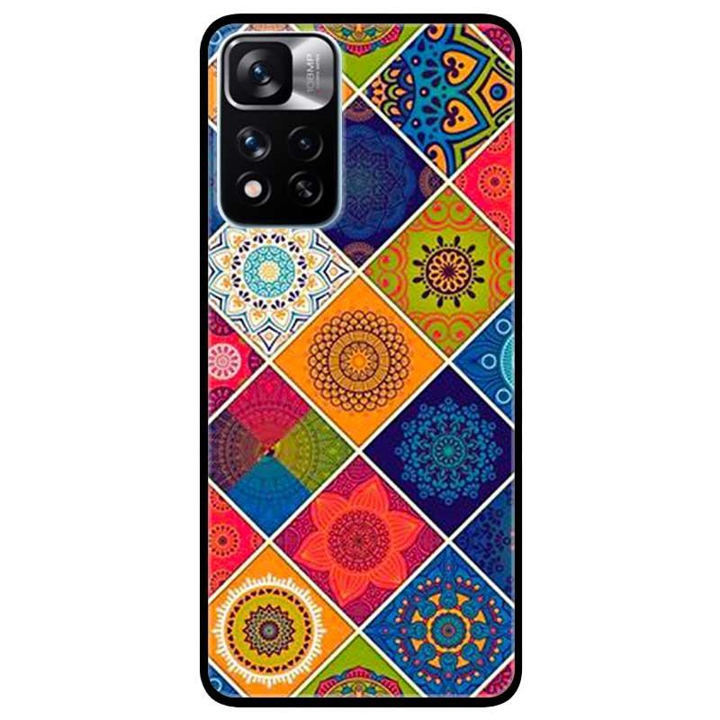 Ốp lưng dành cho Xiaomi Redmi Note 11 Pro 5G mẫu Họa tiết Ô vuông Xanh