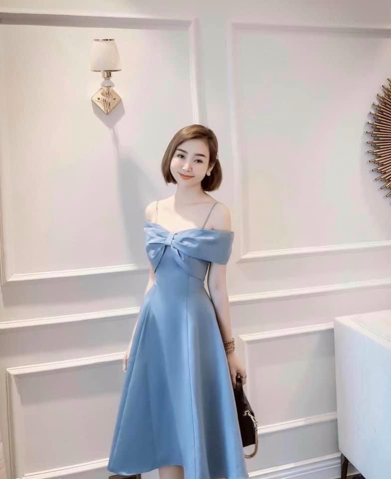 ĐẦM XOÈ TRỄ VAI NƠ 9740