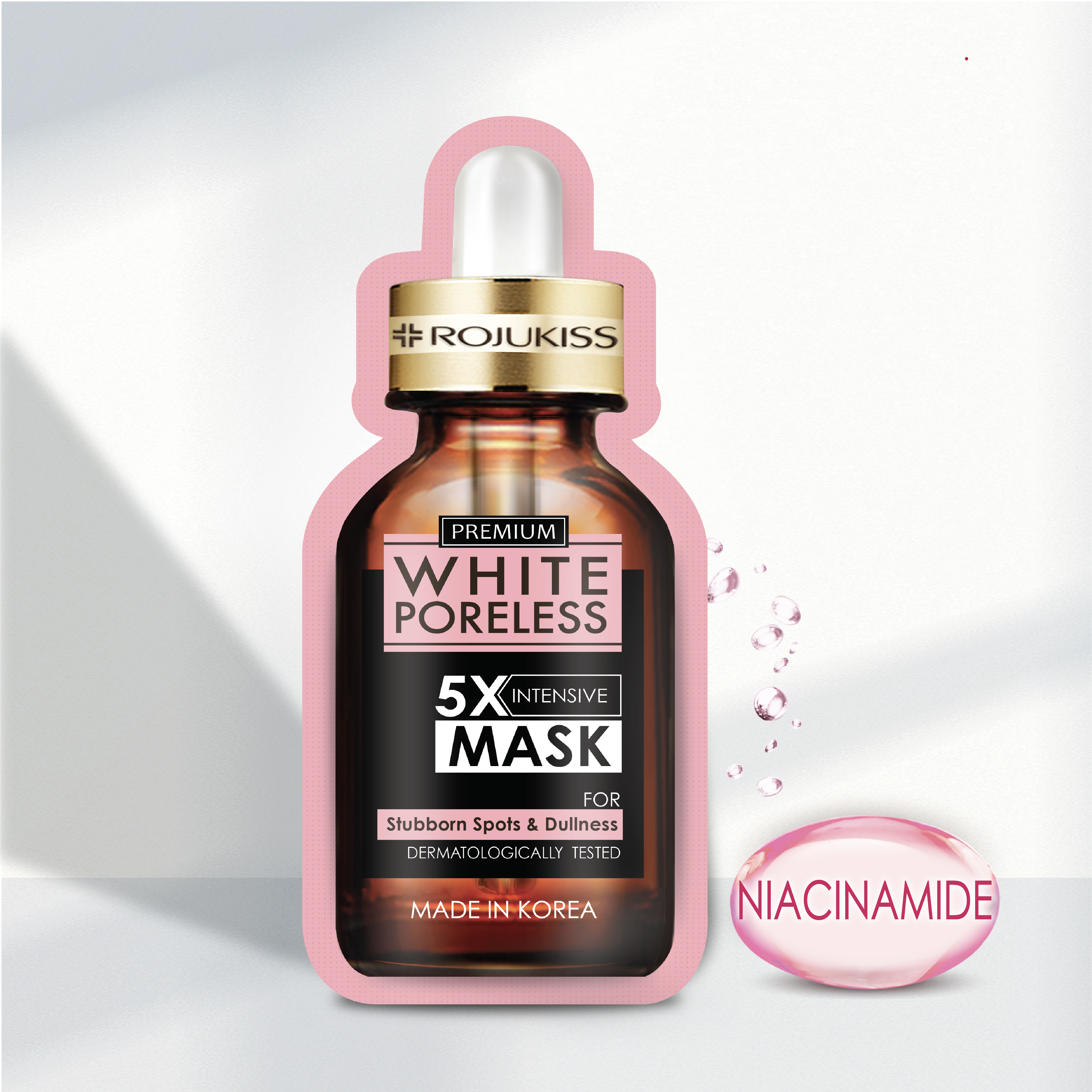 Combo 3 mặt nạ Rojukiss làm mờ vết thâm & dưỡng da sáng mịn