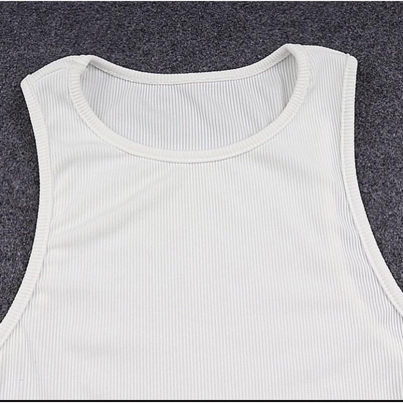 ÁO TOP THUN GÂN TRẮNG
