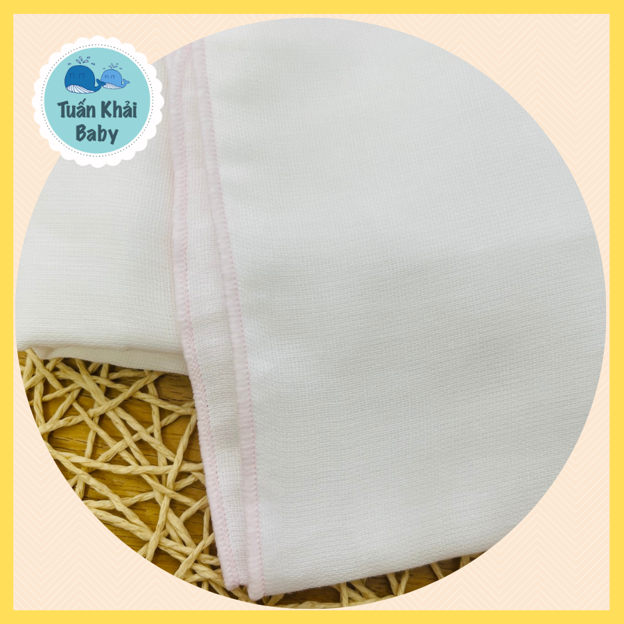 1 Khăn Tắm Gạc Xô 4 Lớp Cao Cấp CUNCON- 1 cái Kích Thước 85x75cm-Chất vải gạc 100% cotton mềm, mịn, thấm hút tốt