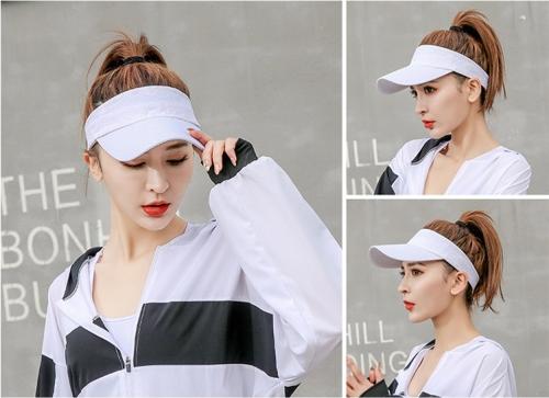 Nón kết thể thao - Mũ lưỡi trai tennis nửa đầu không nóc có khóa phong cách cá tính phù hợp cho các hoạt động ngoài trời, tập Gym