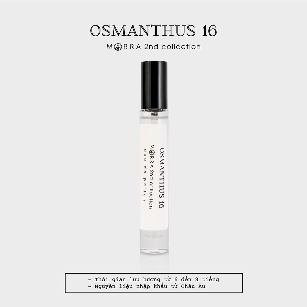 Nước Hoa Nữ Thơm Lâu Morra Osmanthus 16 Chai 10ml Hương Hoa Cỏ Ngọt Ngào Gợi Cảm, Mộc Mạc Lưu Hương Lâu 6h - 8h