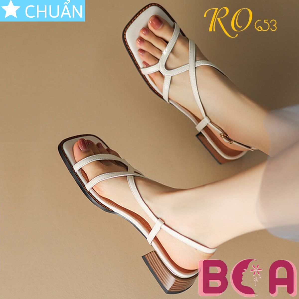 Xăng đan nữ đế thấp 2 phân RO653 ROSATA tại BCASHOP thiết kế đơn giản nhưng thanh lịch và thoải mái, thời trang
