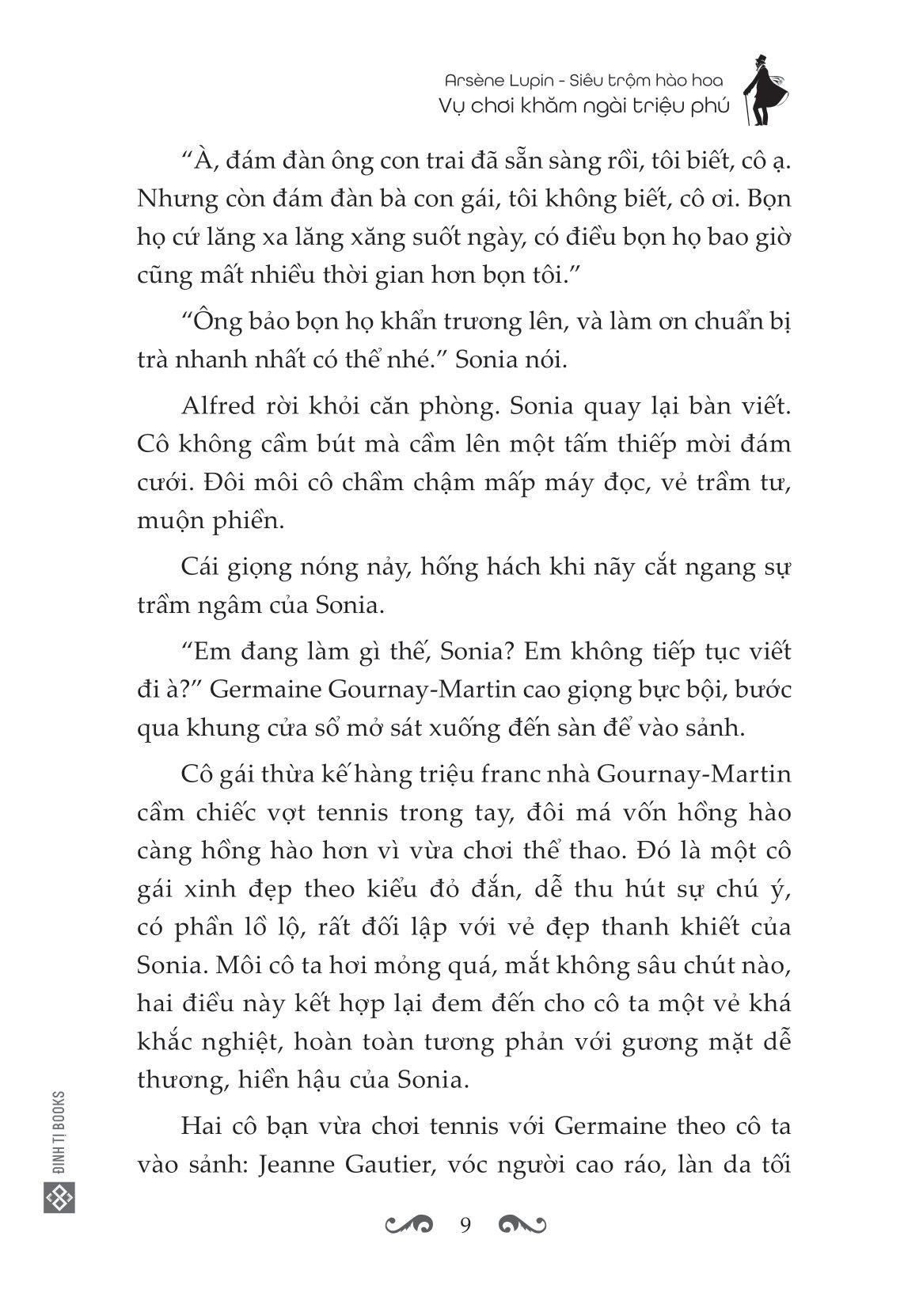 Sách Arsène Lupin - Siêu Trộm Hào Hoa- Vụ Chơi Khăm Ngài Triệu Phú