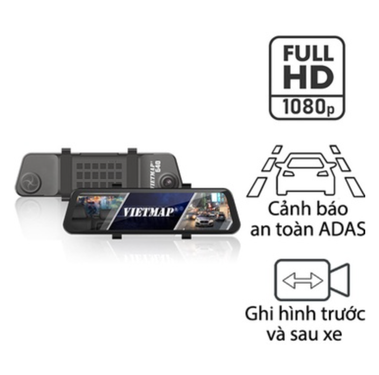 VIETMAP G40 - Camera hành trình ô tô Gương tràn viền _cảnh báo giao thông - HÀNG CHÍNH HÃNG