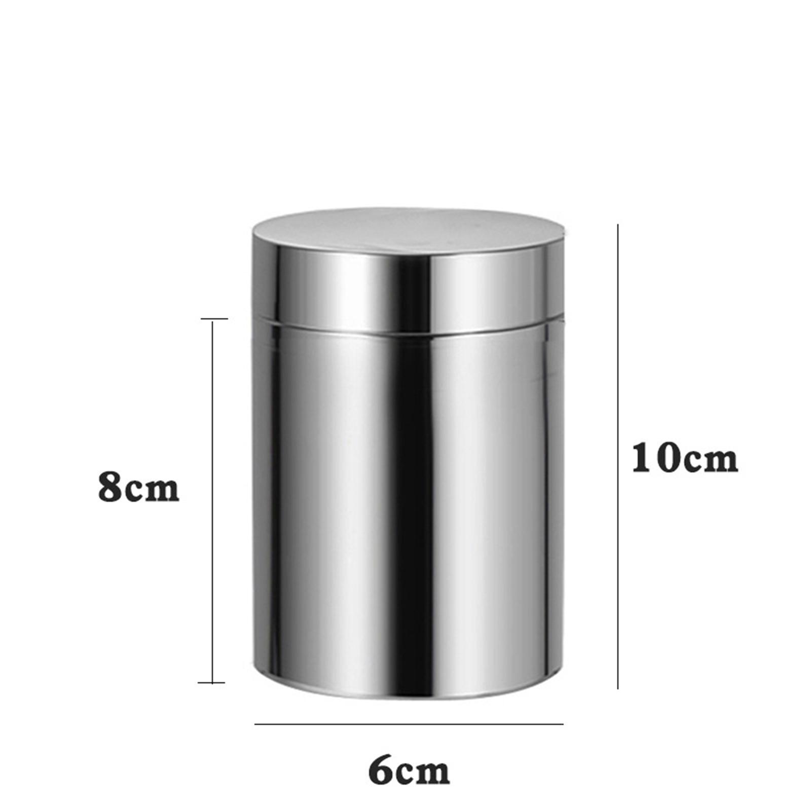 Mini Tea Storage Containers Organizer Round Tin Can Box for Tea Coffee