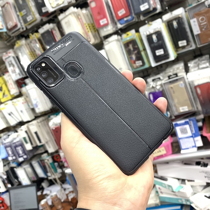 Ốp lưng dành cho SamSung Galaxy M31 silicon giả da chính hãng Auto Focus