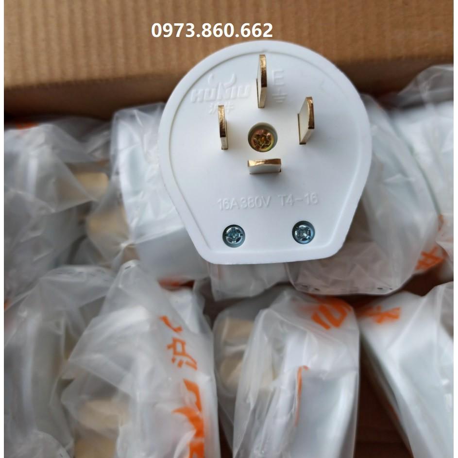 Ổ cắm 3 pha 4 lỗ mặt vuông 16A, 25A kiểu tiêu chuẩn 86