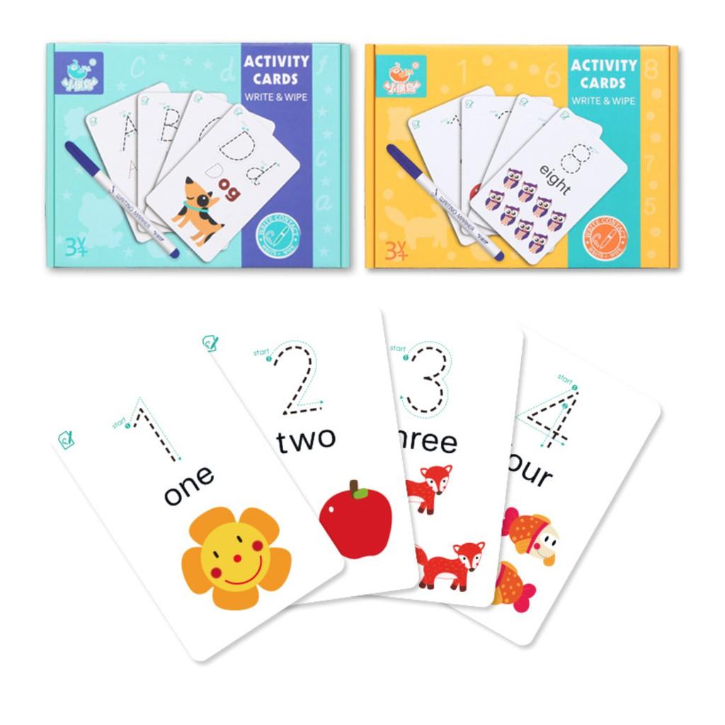 Đồ Chơi Thẻ Flashcards song ngữ học tập dành cho các bé trước khi học mẫu giáo