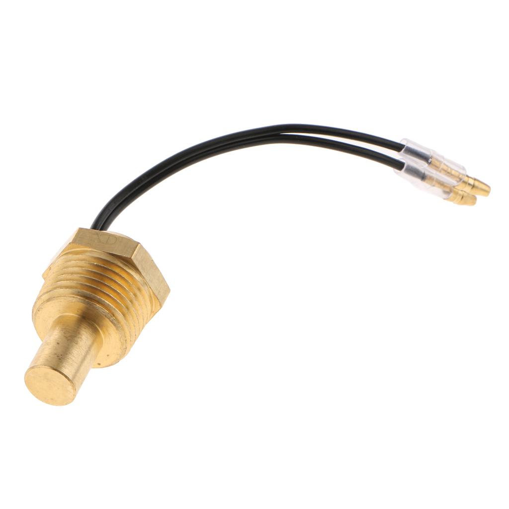 2 Pieces Car Truck Digital Water Temp Temperature Sensor Head Plug 21mm